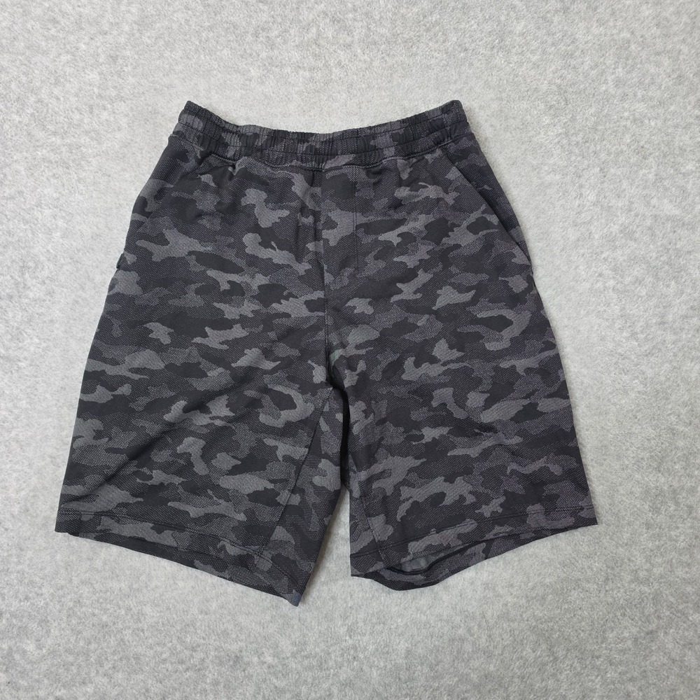 Lululemon Pace Breaker 9 Inch Lined Shorts Mens Small Heritage 365 Camo Gray